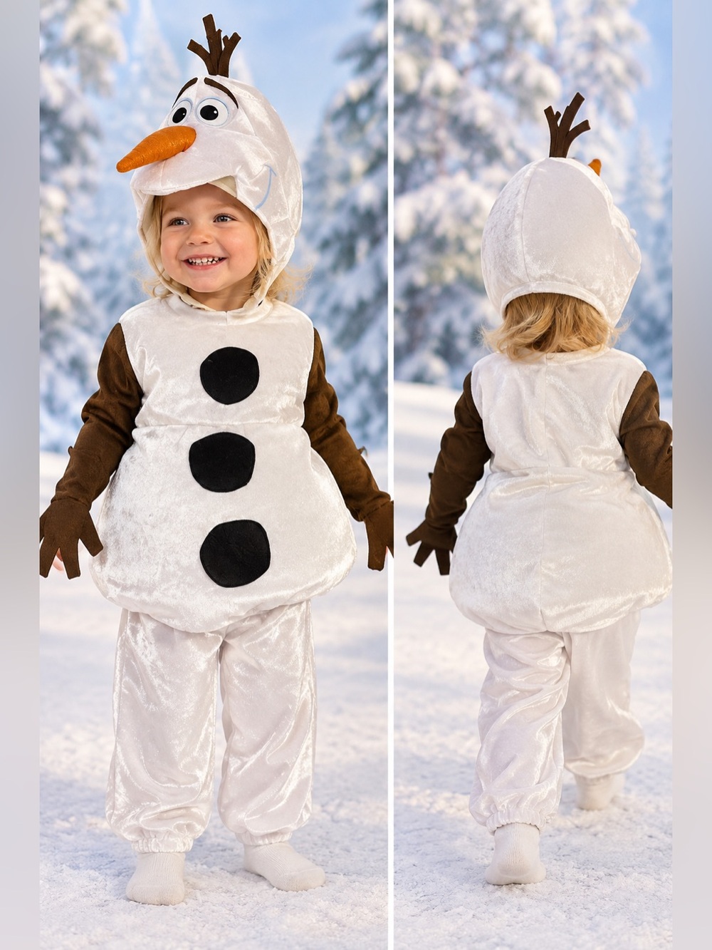 Disney Frozen Olaf Toddler Costume Size 2T